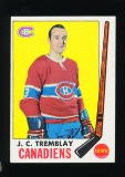 1969 Topps Hockey Card #5 J.C. Tremblay Montreal Canadiens