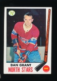 1969 Topps Hockey Card #125 Dan Grant Minnesota North Stars
