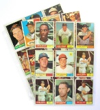 (26) 1961 Topps Baseball Cards Mostly VG/EX to EX Conditions