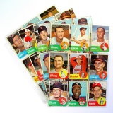 (36) 1963 Topps Baseball Cards Mostly VG/EX to EX Conditions