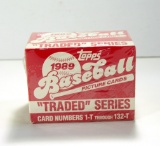 1989 Topps Traded Baseball Card Set of 132 Factory Sealed