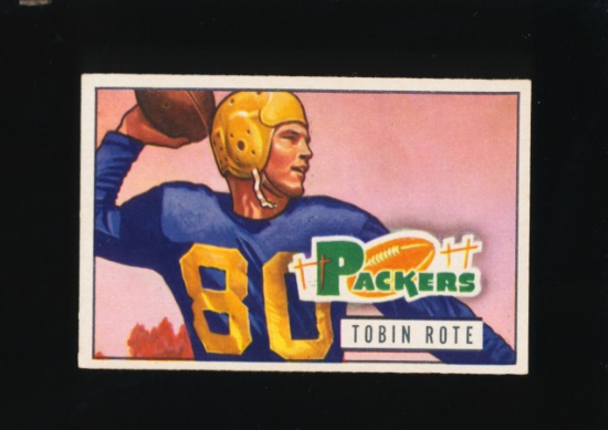 1951 Bowmn Football Card #88 Tobin Rote Green Bay Packers