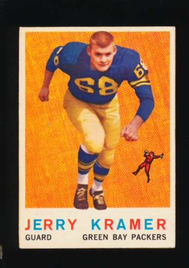 1956 Topps ROOKIE Football Card #116 Rookie Hall of Famer Jerry Kramer Gree