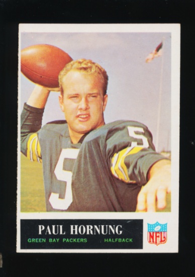 1965 Philadelphia Football Card #76 Hall of Famer Paul Hornung Green Bay Pa