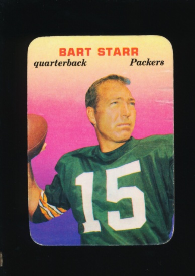 1970 Topps Glossy Football Card #9 of 33 Hall of Famer Bart Starr Green Bay