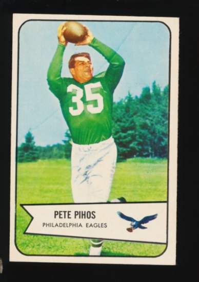 1954 Bowman Football Card #9 Hall of Famer Pete Pihos Philadelphia Eagles