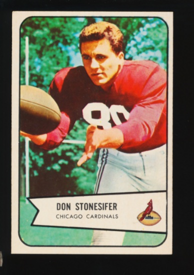 1954 Bowman Football Card #48 Donald Stonesifer Chicago Cardinals