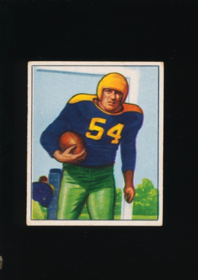 1950 Bowman Football Card #10 Larry Craig Green Bay Packers