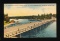 1948 Fishing Bridge over Yellowstone River at Outlet of Yellowstone Lake, Y