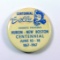 1967 Celluloid Centennial Badge:  CENTENNIAL / Belle / (gal in bonnet) / CO