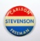 Large Political Button: Stevenson-Carlson-Freeman. 3