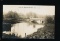 AMHERST: RPPC 1909 MILL ST. BRIDGE AMHERST WIS.  View below Dam looking Sou