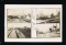 AMHERST:  1910 Four-View RPPC for RED and WHITE SCHOOL REUNION AMHERST WIS.