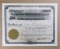 1908 The Canadian Brick Company, Limited  Issued  Stock Certificate Number