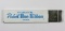 1950s ORIGINAL Pabst Blue Ribbon (Milwaukee) BEER Metal Slide-Out Advertisi