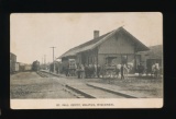 1910 WAUPUN:  ST. PAUL DEPOT, Waupun, Wisconsin.  SIZE:  Standard; CONDITIO