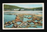 1948 Sapphire Pool and Biscuit Basin, Yellowstone National Park.  SIZE:  St