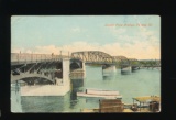 1914 Lower Free Bridge, Peoria, Ill.  SIZE:  Standard; CONDITION:  VF; VALU