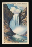 1948 Lower Falls From Below, Yellowstone National Park.  SIZE:  Standard; C
