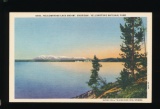 1948 Yellowstone Lake and Mt. Sheridan, Yellowstone National Park.  SIZE: