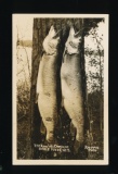 1930 Loretta, Wisconsin:  Pair of Trophy Muskie.  The Kind we Catch at EAGL