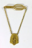 1938 Gold Filled Tie Bar / Clip for:  MILWAUKEE-SENTINEL (Newspaper) / AMAT
