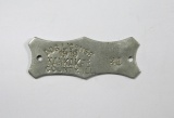 1919:  DOG LICENSE / 1919 / KANKAKEE / COUNTY, ILL.  (Number) 31.  CONDITIO