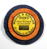 1920s Double- Cloth Celluloid Advertising Pen-Wipe for:  MORSE & ROGERS / S