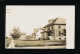 ABBOTSFORD: 1908 RPPC SECOND ST. (Residence) SCENE No. 8 Abbotsford, Wis.