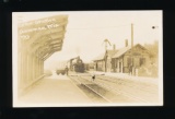 ABLEMAN:  1917 RPPC for C. & N. W. (Railway Station) atAbleman, Wis.  Bagga