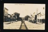 AMHERST:  1914 MAIN ST. AMHERST WIS. with Electric Trolley Star #3 (added)