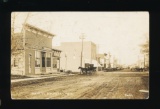 AMHERST:  Late 1930s RPPC Main Street Business District looking South from