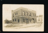 AMHERST:  1913 RPPC New Village Hall Amherst, WISCONSIN.  SIZE:  Standard;