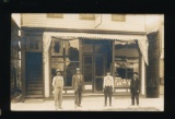 AMHERST:  1911 RPPC Folksy  note to Mr. L. A. Olson in Waupaca, WI to Dear