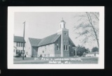 AMHERST:  WW II Era RPPC St. Pauls Lutheran Church Amherst, Wis.  SIZE:  St