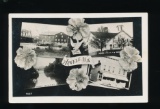 ARGYLE:  1909 Greetings from ARGYLE, WIS. with 4 Views:  Stone Mill; High S