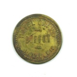 JUNEAU:  HOTEL GRAND / BUFFET / JUNEAU, WIS.  GOOD FOR 5c / IN TRADE:  SIZE