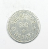 (MANAWA): THOMPSONS / BAR / MANAWA GOOD FOR / 10c / IN TRADE:  SIZE:  1