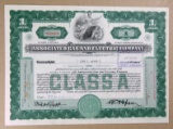 1930 ASSOCIATED GAS AND ELECTRIC COMPANY (Ithaca, New York) for One Share.