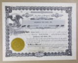 1939 AUTOMOBILE BODY WORKS, INC, Eau Claire, Wisconsin Certificate for 20 $