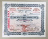 1905 THE BALDWIN COMPANY. CINCINNATI incorporated Under the Laws of OHIO  P