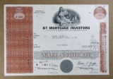1971 BT MORTGAGE INVESTORS of Massachusetts Stock Certificate for TWO HUNDR