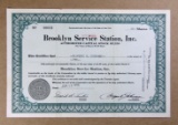 1944 BROOKLYN SERVICE STATION, INC. Voting Trust Certificate.  Stock #34 fo