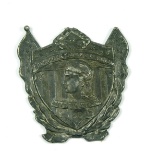 1880 Milwaukee, Wisconsin Soldiers and Sailors Silver-Plated Shield made by