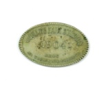 1904 St. Louis Worlds Fair RARE Elongated Nickel #23for:  WORLDS FAIR ST. L
