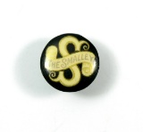 1910 Celluloid Pin Back Advertising Stud:  THE SMALLEY (in ribbon)  (Bicycl