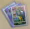 (3) 2014 Topps Chrome (Purple-Silver-Other) Football Cards #83 & 150 Aaron