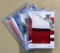 (4) GAME WORN JERSEY Football Cards
