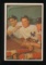 1953 Bowman Color Baseball Card #44 Hank Bauer-Yogi Berra-Mickey Mantle New