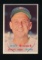 1957 Topps Baseball Card #258 Steve Gromek Detroit Tigers